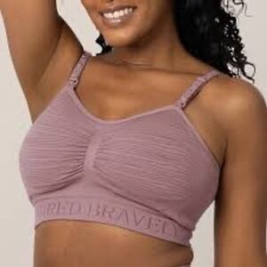 Kindred Bravely Sublime Hands-Free Pumping Nursing Bra Twilight Plum 2X/2T